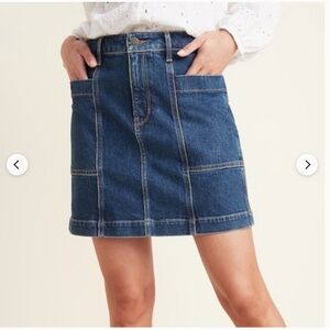 Old Navy High-Waisted Utility Pocket Denim Skirt | Size 8